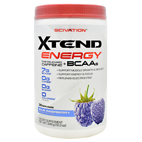 Scivation Xtend Energy - Blue Raspberry - 30 Servings - 842595107500