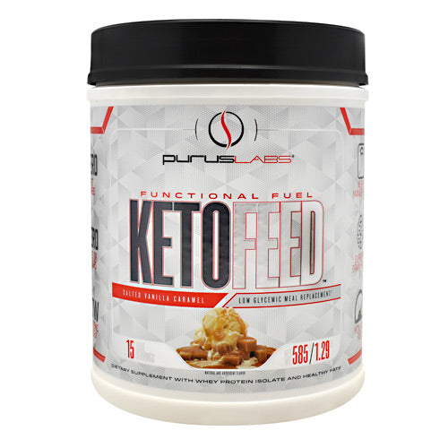 Purus Labs KetoFeed - Salted Vanilla Caramel - 15 Servings - 855734002574