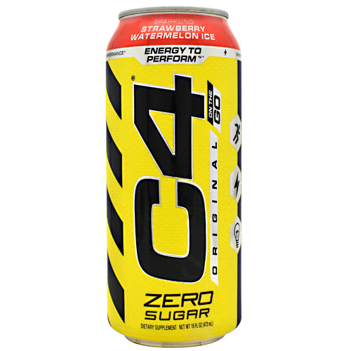 Cellucor Original C4 On the Go - Sparkling Strawberry Watermelon - 12 Cans - 842595106589