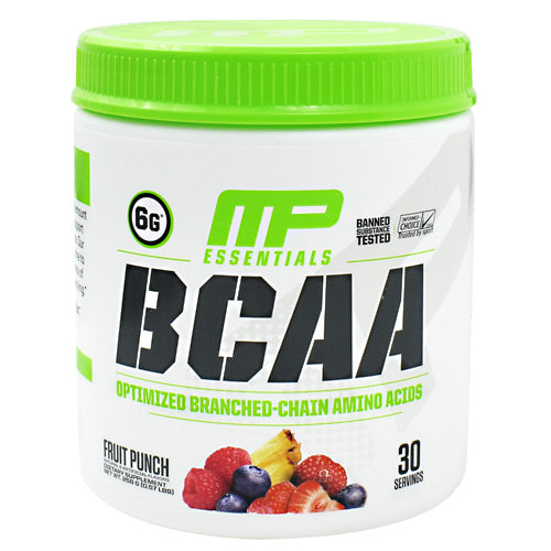 MusclePharm Essentials BCAA - Fruit Punch - 30 Servings - 856737003827