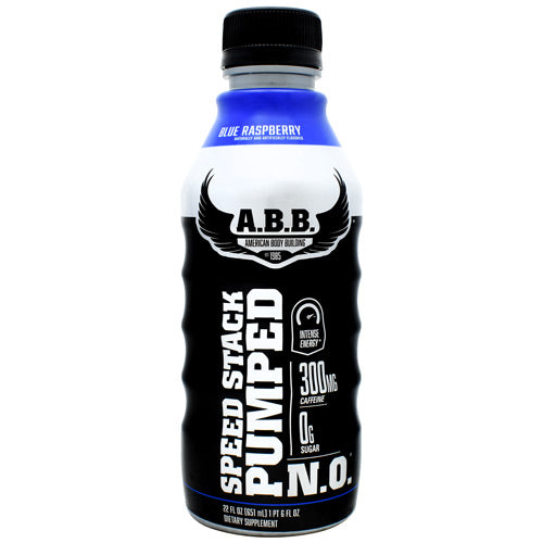 ABB Speed Stack Pumped N.O. - Blue Raspberry - 12 Bottles - 00045529888845