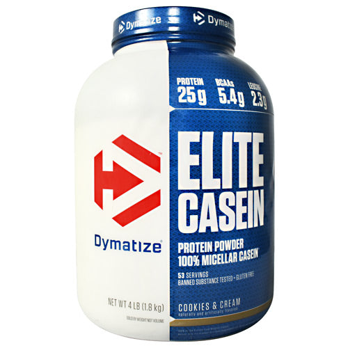 Dymatize Elite Casein - Cookies & Cream - 4 lb - 705016226146