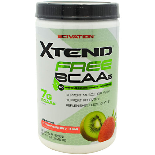 Scivation Xtend Free - Strawberry Kiwi - 30 Servings - 812135021689