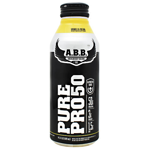 ABB Pure Pro 50 - Vanilla Bean - 12 Bottles - 00045529856677