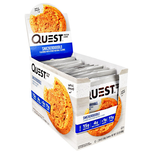 Quest Nutrition Quest Protein Cookie - Snickerdoodle - 12 ea - 888849007745