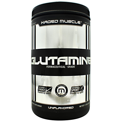 Kaged Muscle Glutamine - Unflavored - 100 Servings - 094393450580