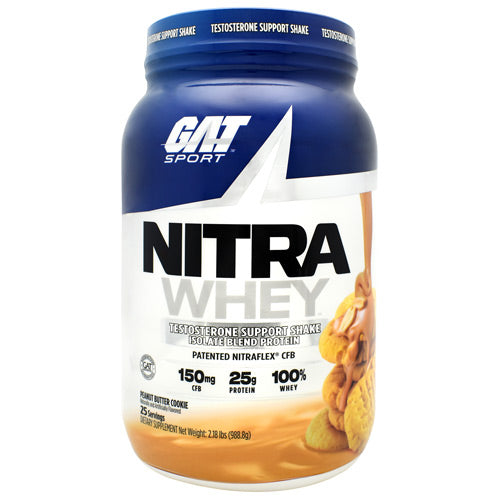 GAT Nitra Whey - Peanut Butter Cookie - 23 Servings - 816170022649