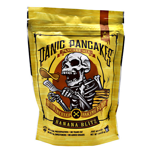 Sinister Labs Panic Pancakes Pancake Mix - Banana Blitz - 6 Servings - 853698007239