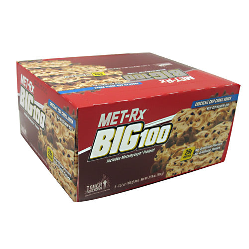 Met-Rx USA Big 100 Colossal - Chocolate Chip Cookie Dough - 9 Bars - 786560557092