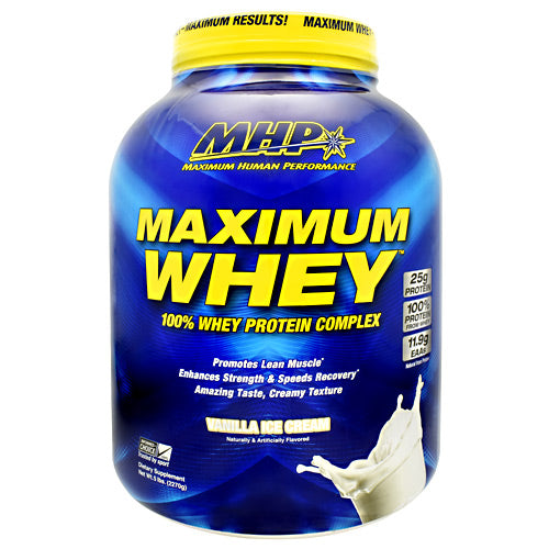 MHP Maximum Whey - Vanilla Ice Cream - 5 lb - 666222008721