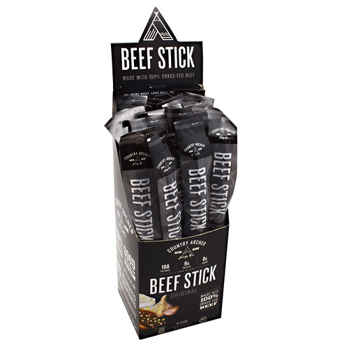 Country Archer Grass Fed Beef Sticks - Original - 24 ea - 853016002670