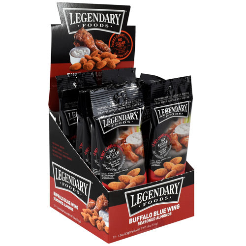 Legendary Foods Seasoned Almonds - Buffalo Blue Wing - 12 oz - 856161006333