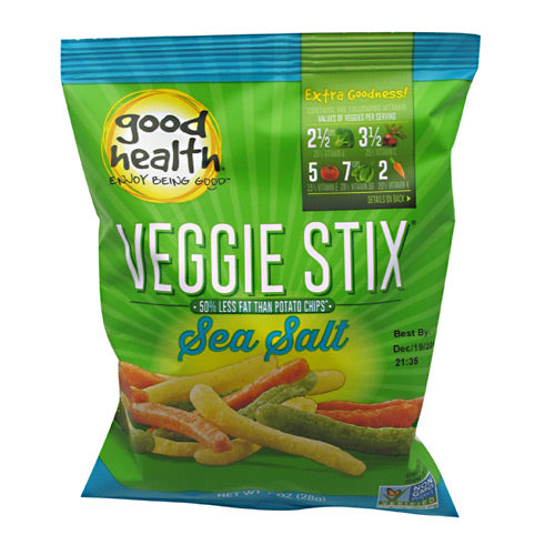 Good Health Natural Foods Veggie Stix - Sea Salt - 24 ea - 10755355005053