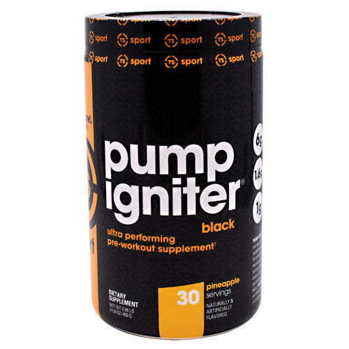 Top Secret Nutrition Black Pump Igniter Black - Pineapple - 30 Servings - 811226021935