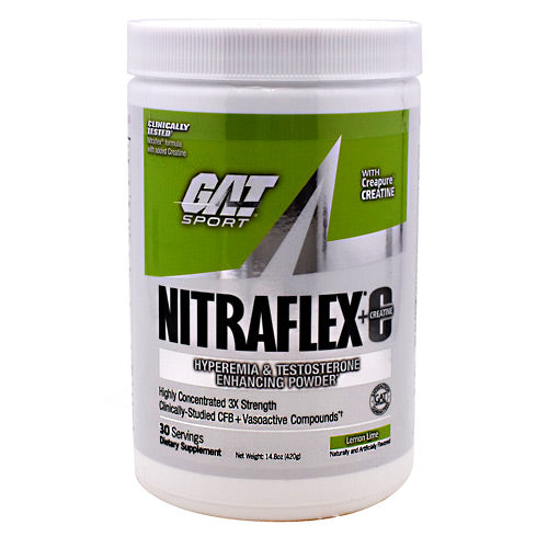 GAT Nitraflex - Lemon Lime - 30 Servings - 816170021482