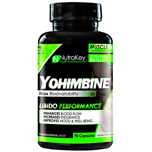 Nutrakey Yohimbine HCl - 90 Capsules - 820103309752