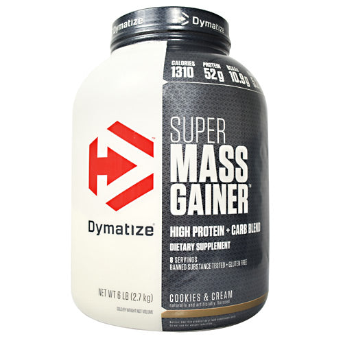 Dymatize Super Mass Gainer - Cookies & Cream - 6 lb - 705016331284