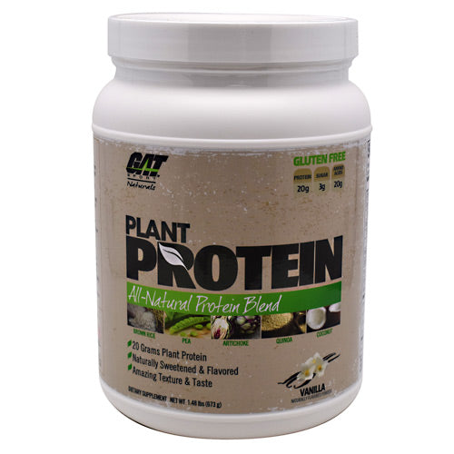 GAT Naturals Plant Protein - Vanilla - 1.48 lb - 816170021529