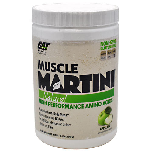 GAT Natural Muscle Martini - Appletini - 30 Servings - 859613000101