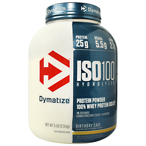 Dymatize ISO100 - Birthday Cake - 5 lb - 705016500420